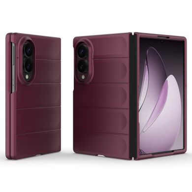 Силиконовый (TPU) чехол Deexe Terra Case (FF) для Samsung Galaxy Fold 8 - Wine Red