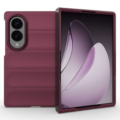 Силиконовый (TPU) чехол Deexe Terra Case (FF) для Samsung Galaxy Fold 8 - Wine Red