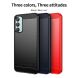 Силіконовий (TPU) чохол MOFI Carbon Fiber для Samsung Galaxy M15 (M156) - Red