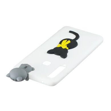 Силиконовый (TPU) чехол UniCase 3D Pattern для Samsung Galaxy A9 2018 (A920) - Cat