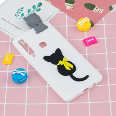 Силиконовый (TPU) чехол UniCase 3D Pattern для Samsung Galaxy A9 2018 (A920) - Cat