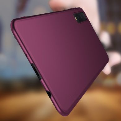 Силиконовый (TPU) чехол X-LEVEL Matte для Samsung Galaxy A7 2018 (A750) - Wine Red