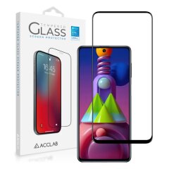 Защитное стекло ACCLAB Full Glue для Samsung Galaxy M51 (M515) - Black