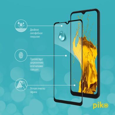 Защитное стекло Piko Full Glue для Samsung Galaxy A03 Core (A032) - Black