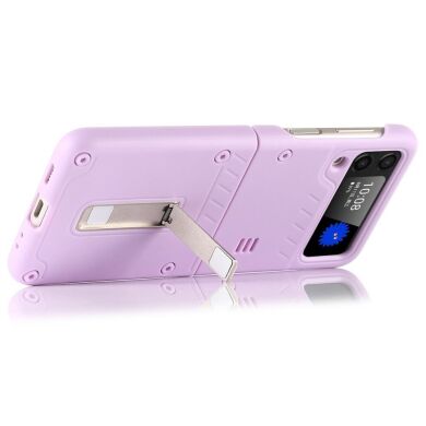 Защитный чехол Deexe Armor Flip для Samsung Galaxy Flip 3 - Purple