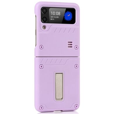 Защитный чехол Deexe Armor Flip для Samsung Galaxy Flip 3 - Purple