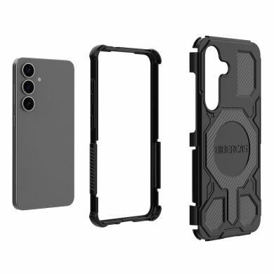 Захисний чохол Deexe Bibercas J-16 Series для Samsung Galaxy S25 (S931) - Grey