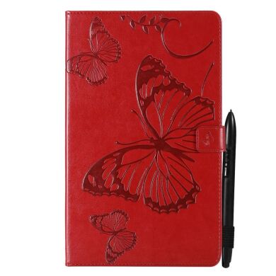 Защитный чехол Deexe Butterfly для Samsung Galaxy Tab A7 Lite (T220/T225) - Red