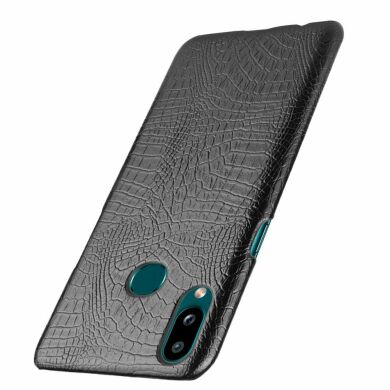Защитный чехол Deexe Croco Style для Samsung Galaxy A10s (A107) - Black