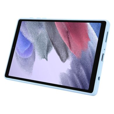 Защитный чехол Deexe Crystal Kickstand для Samsung Galaxy Tab A7 Lite (T220/T225) - Baby Blue