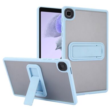Защитный чехол Deexe Crystal Kickstand для Samsung Galaxy Tab A7 Lite (T220/T225) - Baby Blue