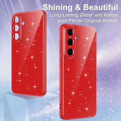 Захисний чохол Deexe Glitter Case with MagSafe для Samsung Galaxy S26 FE - Black