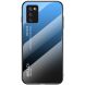 Защитный чехол Deexe Gradient Color для Samsung Galaxy A03s (A037) - Black / Blue. Фото 1 из 12