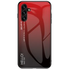 Защитный чехол Deexe Gradient Color для Samsung Galaxy A24 (A245) - Red / Black