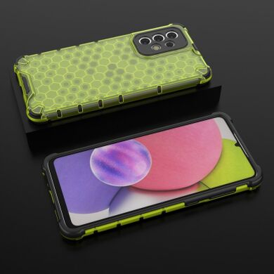 Защитный чехол Deexe Honeycomb Series для Samsung Galaxy A33 (A336) - Green