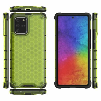 Захисний чохол Deexe Honeycomb Series для Samsung Galaxy S10 Lite (G770) - Green