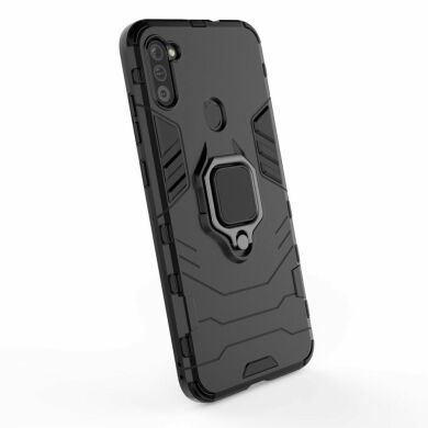 Защитный чехол Deexe Hybrid Case для Samsung Galaxy A11 (A115) - Black