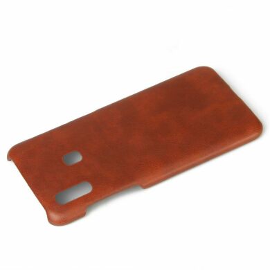 Захисний чохол Deexe Leather Back Cover для Samsung Galaxy A30 (A305) / A20 (A205) - Brown