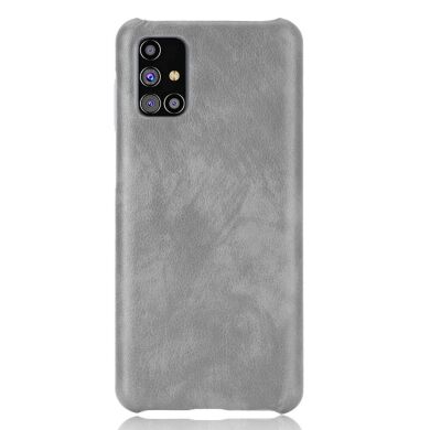 Захисний чохол Deexe Leather Back Cover для Samsung Galaxy M31s (M317) - Grey