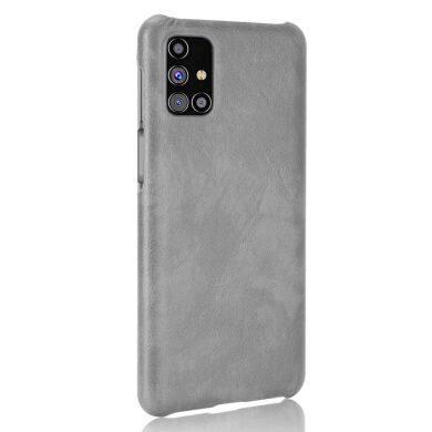 Захисний чохол Deexe Leather Back Cover для Samsung Galaxy M31s (M317) - Grey