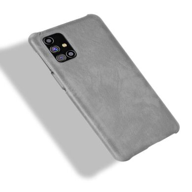 Захисний чохол Deexe Leather Back Cover для Samsung Galaxy M31s (M317) - Grey