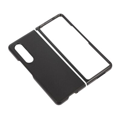 Захисний чохол Deexe Leather Case для Samsung Galaxy Fold 3 - Black
