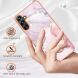 Защитный чехол Deexe Marble Style для Samsung Galaxy A55 (A556) - White. Фото 2 из 5