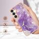 Защитный чехол Deexe Marble Style для Samsung Galaxy S24 Plus - Light Purple. Фото 4 из 6