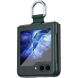 Захисний чохол Deexe Ring Case для Samsung Galaxy Flip 6 - Midnight Green