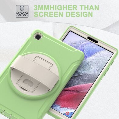 Защитный чехол Deexe Rotation Hybrid для Samsung Galaxy Tab A7 Lite (T220/T225) - Light Green