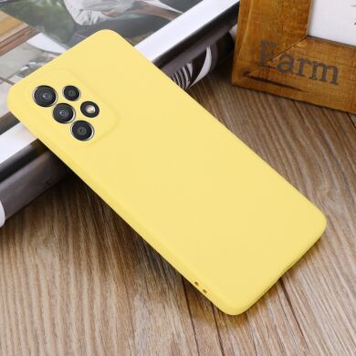 Захисний чохол Deexe Silicone Case для Samsung Galaxy A53 (A536) - Yellow