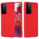 Защитный чехол Deexe Silicone Case для Samsung Galaxy S21 Ultra - Red. Фото 1 из 6