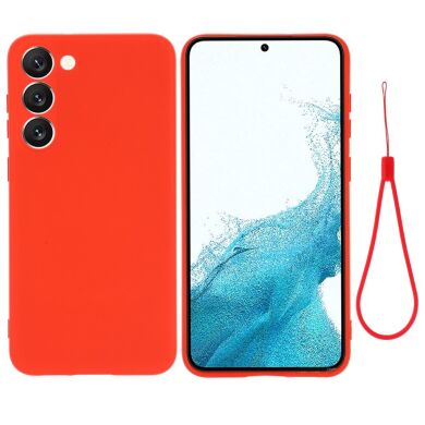 Защитный чехол Deexe Silicone Case для Samsung Galaxy S23 Plus - Red