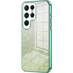 Захисний чохол Deexe Sparkles Cover для Samsung Galaxy S26 Ultra - Green