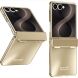 Защитный чехол Dux Ducis Chrome Case для Samsung Galaxy Flip 8 - Champagne Gold. Фото 1 из 7