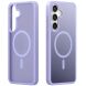 Защитный чехол DUX DUCIS Yind Series MagSafe для Samsung Galaxy S25 FE (S731) - Light Purple. Фото 2 из 9