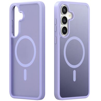 Защитный чехол DUX DUCIS Yind Series MagSafe для Samsung Galaxy S25 FE (S731) - Light Purple