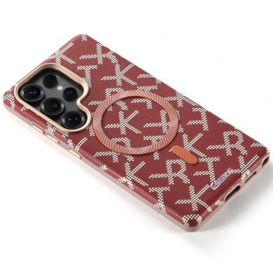 Захисний чохол ESEBLE Letter Pattern Magnetic для Samsung Galaxy S26 Ultra (S948) - Red