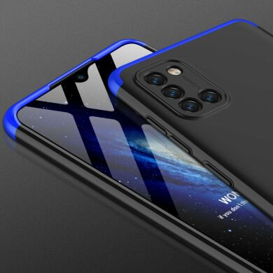 Защитный чехол GKK Double Dip Case для Samsung Galaxy A31 (A315) - Black / Blue