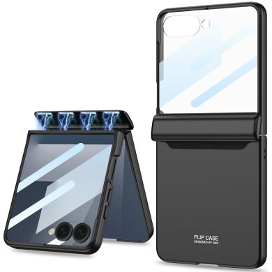 Защитный чехол GKK Magnetic Fold для Samsung Galaxy Flip 7 - Black