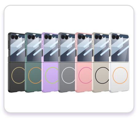 Защитный чехол GKK UltraThin Magnetic для Samsung Galaxy Flip 7 - Pink