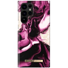 Защитный чехол iDeal Of Sweden Printed Case для Samsung Galaxy S21 (G991) - GoldenRubyMarble