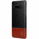 Защитный чехол IMAK Leather Series для Samsung Galaxy S10 Plus (G975) - Black / Brown