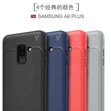 Защитный чехол IVSO Gentry Series для Samsung Galaxy A6+ 2018 (A605) - Red