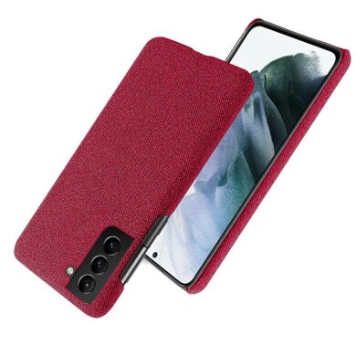 Защитный чехол KSQ Cloth Style для Samsung Galaxy S22 Plus - Red