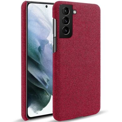 Защитный чехол KSQ Cloth Style для Samsung Galaxy S22 Plus - Red