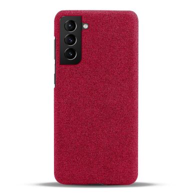 Защитный чехол KSQ Cloth Style для Samsung Galaxy S22 Plus - Red