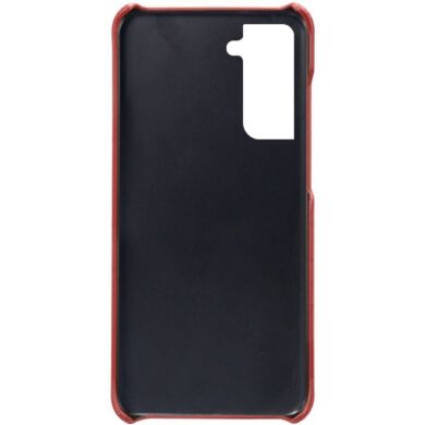 Защитный чехол KSQ Leather Cover для Samsung Galaxy S22 (S901) - Red