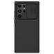 Защитный чехол NILLKIN CamShield Silky Silicone Case для Samsung Galaxy S22 Ultra - Black. Фото 1 из 15