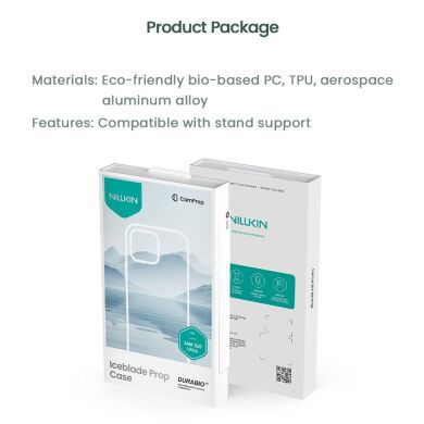 Захисний чохол NILLKIN Iceblade Prop Magnetic (Precise Cut-out) для Samsung Galaxy S26 Ultra - Grey